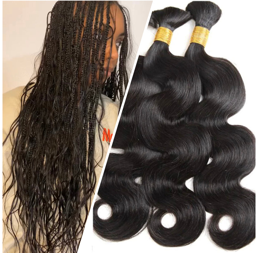 Body wave Virgin Braiding hair