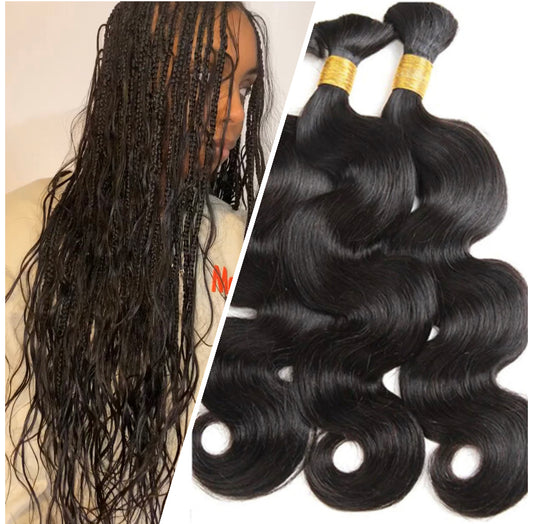 Body wave Virgin Braiding hair
